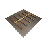 Square Tree-Style Brass Burner/Square Plate - CFBST400